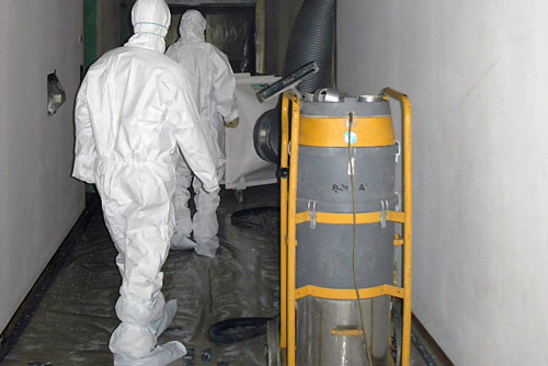 Asbestentsorgung /Asbestplattenentsorgung